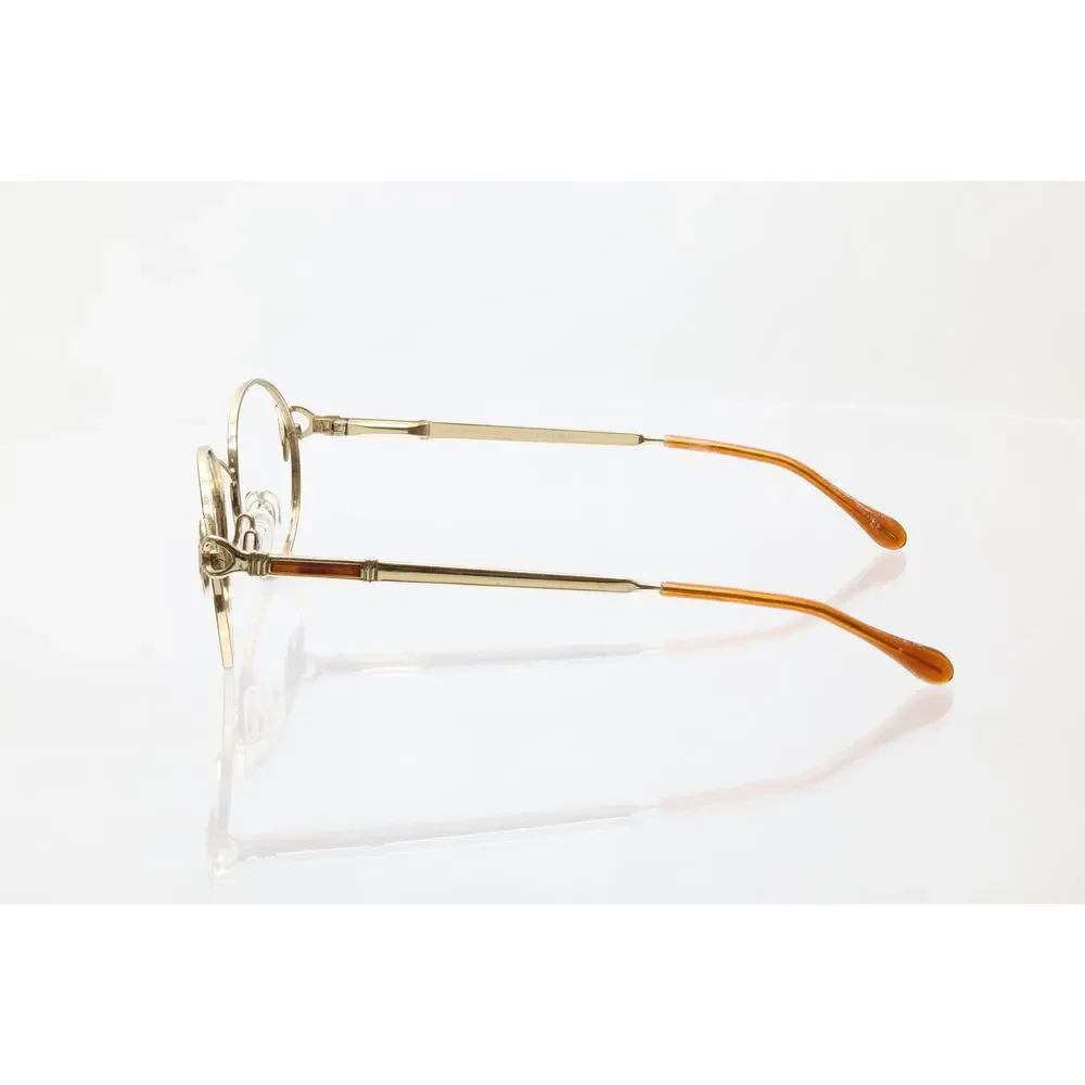Luxottica Julie Gephavana Goldelectroplate 52-19-130 Eyeglass FRAMES ONLY - GOOD